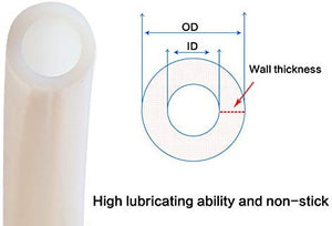 PTFE Teflon tubing - 2mm ID X 4mm OD for 1.75 Filament Bowden 3D Printer